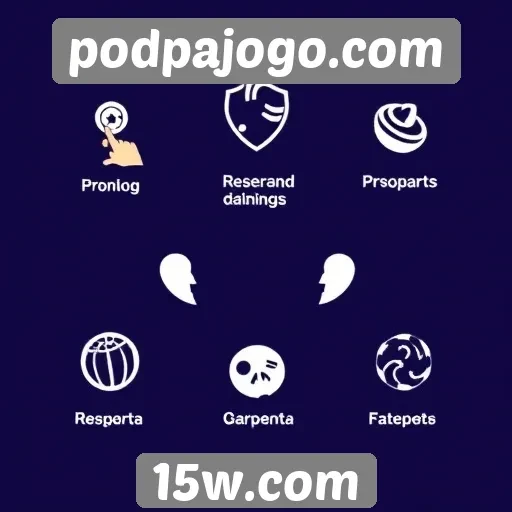 Principais recursos do site podpajogo.com para jogadores